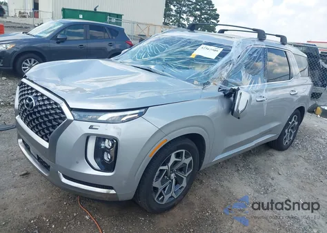 2022 Hyundai Palisade Calligraphy z USA, uszkodzony, nr VIN KM8R74HE4NU405655